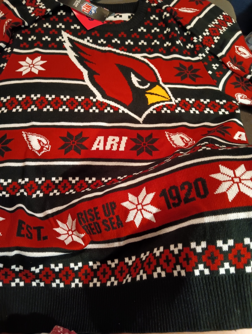 NFL ARIZONA CARDINALS NWT Mens Sweater Size M